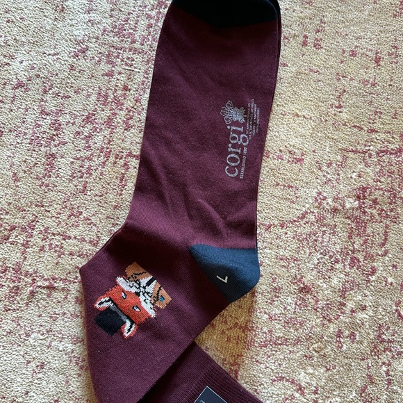 Men's Corgi Fox Socks - Size L=Shoe Size 10-11 - Picture 4 of 7